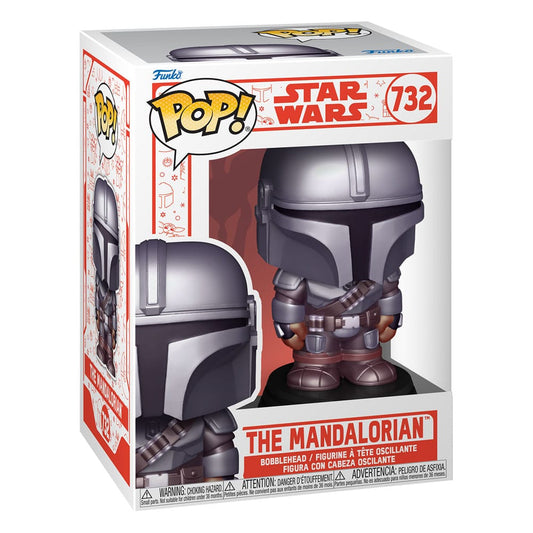 Star Wars: Mandalorian POP! Vinyl Figur Holiday Mandalorian 9 cm - Smalltinytoystore