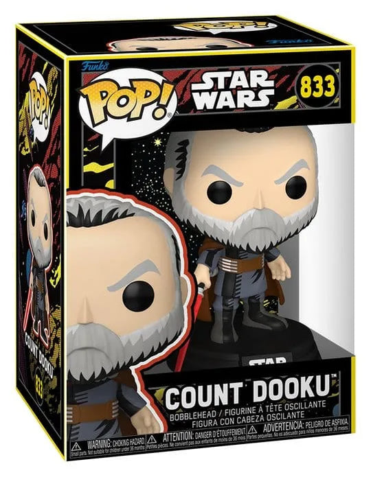 Star Wars: May the Fourth POP! Vinyl Figur Count Dooku (Retro) 9 cm