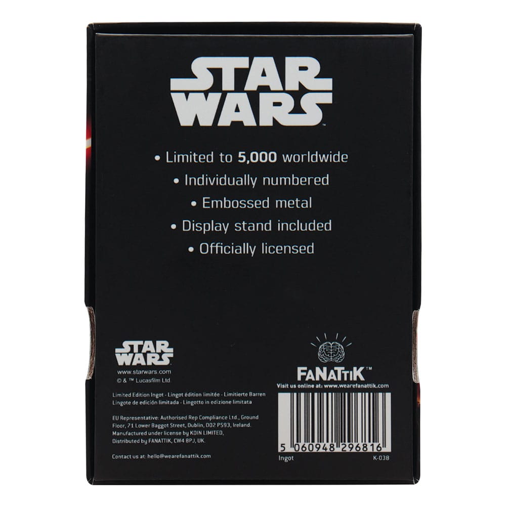 Star Wars Metallbarren Luke and Vader Limited Edition - Smalltinytoystore