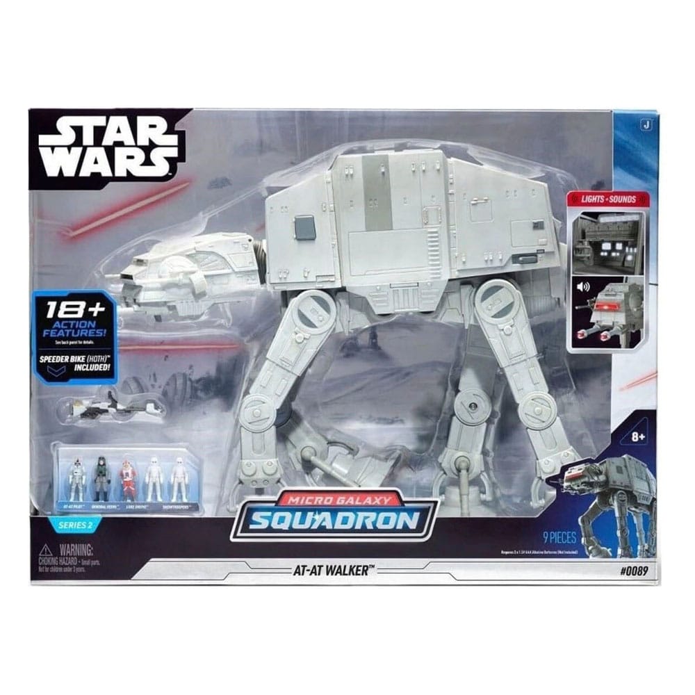 Star Wars Micro Galaxy Squadron Feature Fahrzeug mit Figuren Assault Class AT-AT 24 cm - Smalltinytoystore