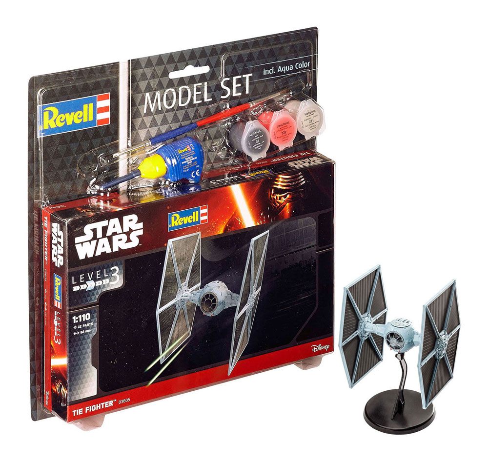 Star Wars Modellbausatz 1/110 Model Set TIE Fighter 9 cm - Smalltinytoystore