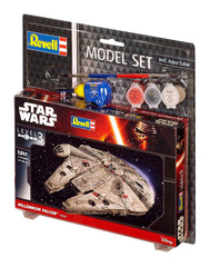 Star Wars Modellbausatz 1/241 Model Set Millennium Falcon 10 cm - Smalltinytoystore