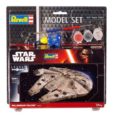 Star Wars Modellbausatz 1/241 Model Set Millennium Falcon 10 cm - Smalltinytoystore