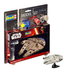 Star Wars Modellbausatz 1/241 Model Set Millennium Falcon 10 cm - Smalltinytoystore