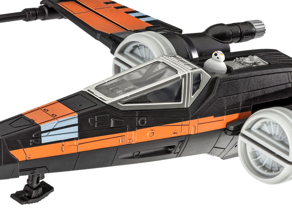 Star Wars Modellbausatz 1/78 Poe's X-Wing Fighter 22 cm - Smalltinytoystore