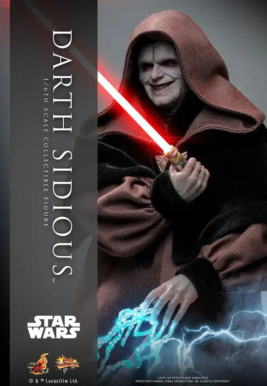 Star Wars Movie Masterpiece Actionfigur 1/6 Darth Sidious 29 cm