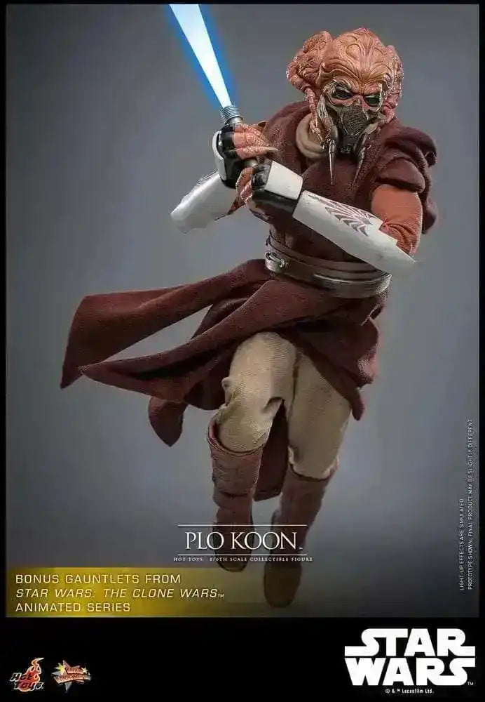 Star Wars Movie Masterpiece Actionfigur 1/6 Plo Koon 31 cm HOT TOYS - Smalltinytoystore