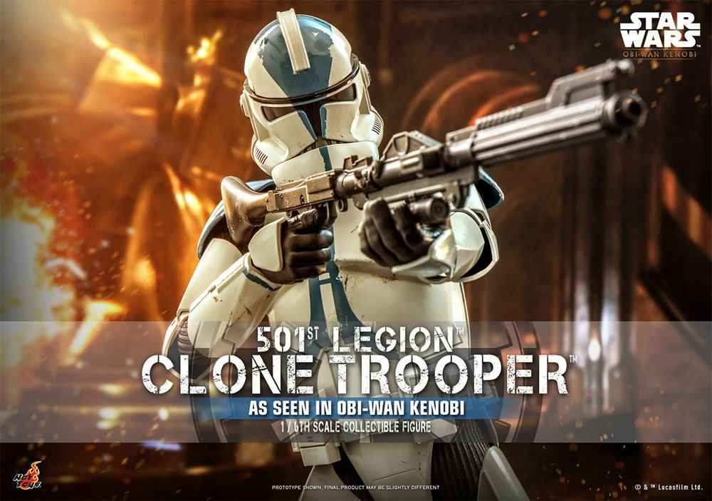 Star Wars Obi-Wan K obi 1/6 501st Legion Clone Trooper 30 cm HOT TOYS - Smalltinytoystore