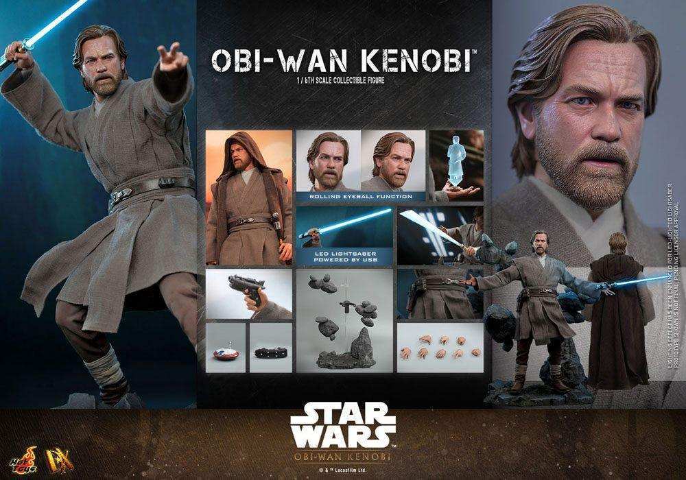 Star Wars Obi-Wan Kenobi Actionfigur 1/6 Obi-Wan Kenobi 30 cm HOT TOYS - Smalltinytoystore