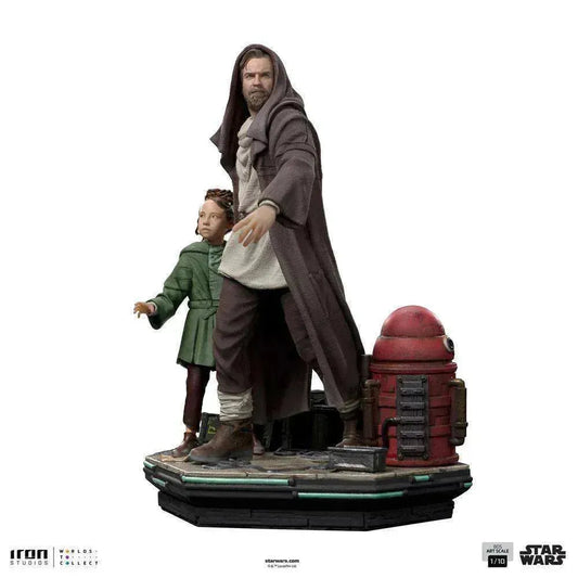 Star Wars: Obi-Wan Kenobi Deluxe Art Scale Statue 1/10 Obi-Wan & Young Leia 20 cm - Smalltinytoystore