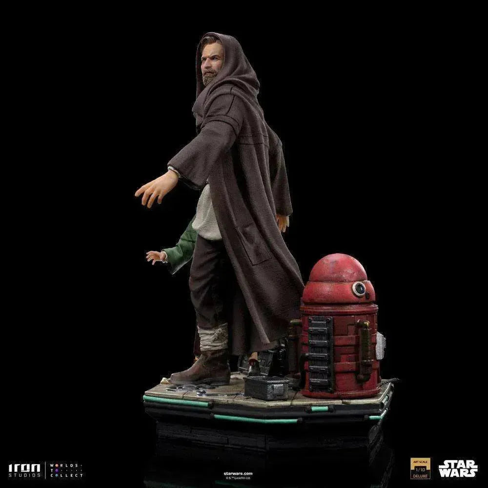Star Wars: Obi-Wan Kenobi Deluxe Art Scale Statue 1/10 Obi-Wan & Young Leia 20 cm - Smalltinytoystore