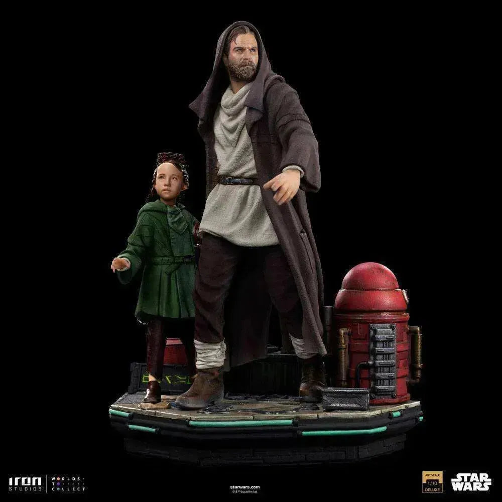 Star Wars: Obi-Wan Kenobi Deluxe Art Scale Statue 1/10 Obi-Wan & Young Leia 20 cm - Smalltinytoystore