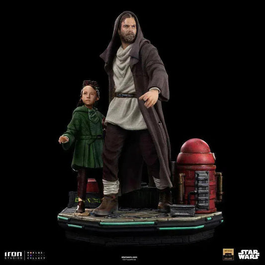 Star Wars: Obi-Wan Kenobi Deluxe Art Scale Statue 1/10 Obi-Wan & Young Leia 20 cm - Smalltinytoystore