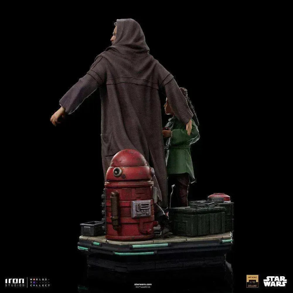 Star Wars: Obi-Wan Kenobi Deluxe Art Scale Statue 1/10 Obi-Wan & Young Leia 20 cm - Smalltinytoystore