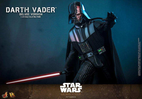 Star Wars Obi-Wan Kenobi DX Actionfigur 1/6 Darth Vader Deluxe Version 35 cm - Smalltinytoystore