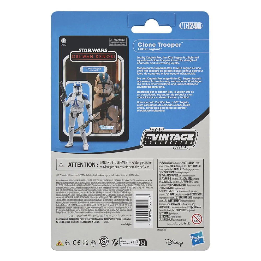 Star Wars: Obi-Wan Kenobi Vintage Collection Actionfigur Clone Trooper (501st Legion) 10 cm - Smalltinytoystore