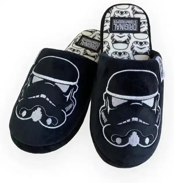 Star Wars Original Stormtrooper Hausschuhe Black EU 8 - 10 - Smalltinytoystore