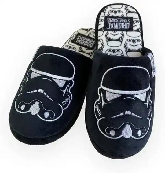 Star Wars Original Stormtrooper Hausschuhe Black EU 8 - 10 - Smalltinytoystore