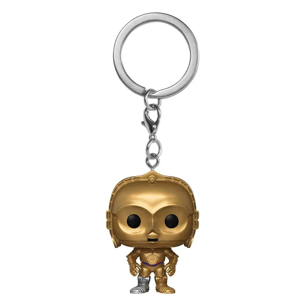 Star Wars Pocket POP! Vinyl Schlüsselanhänger 4 cm C-3PO Display (12) - Smalltinytoystore