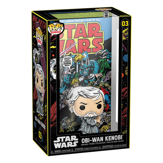 Star Wars POP! Comic Cover Vinyl Figur Obi-Wan 9 cm - Smalltinytoystore