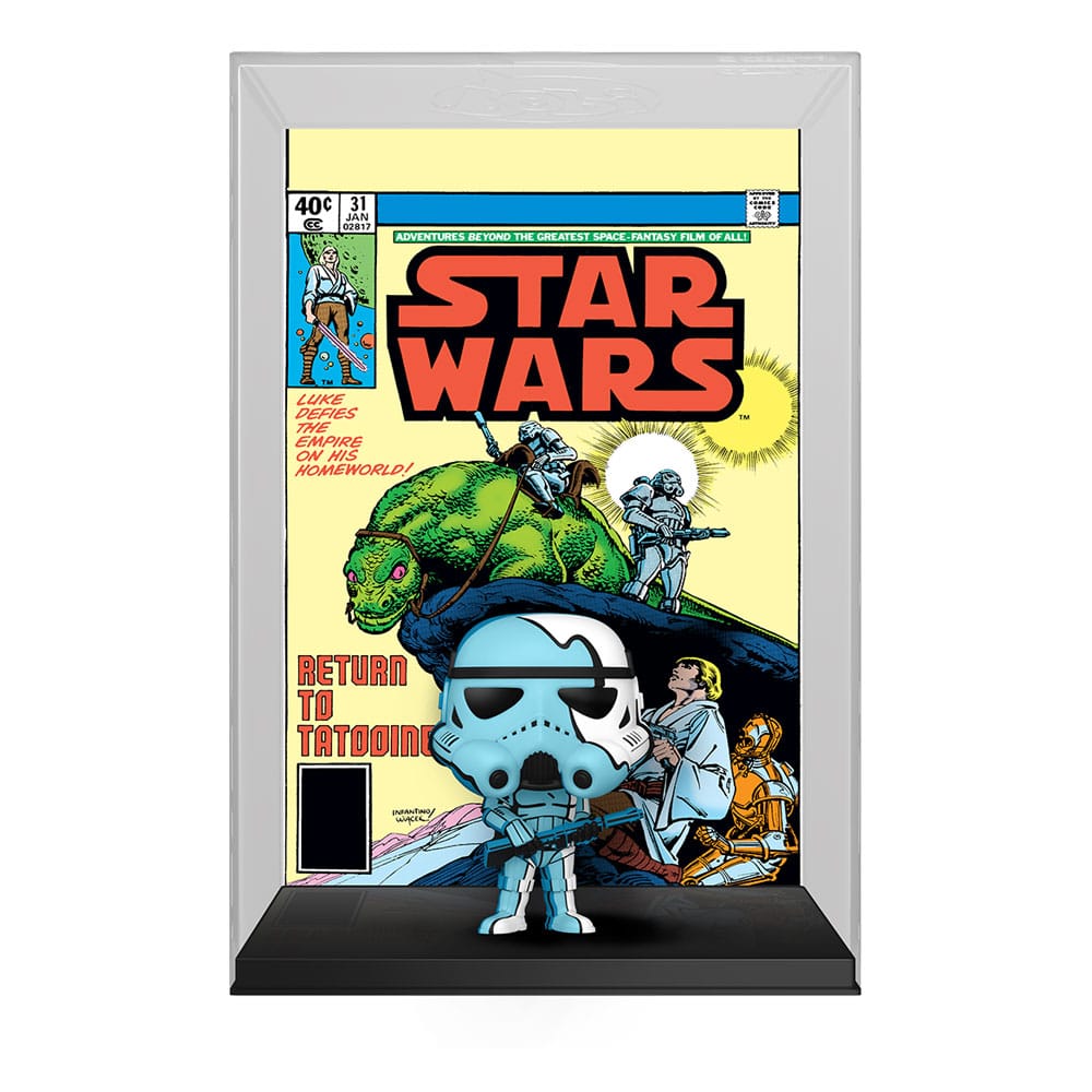 Star Wars POP! Comic Cover Vinyl Figur Stormtrooper (1977) #31 9 cm - Smalltinytoystore