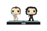 Star Wars POP! Movie Moments Vinyl Wackelkopf Figuren Doppelpack Kylo & Rey 9 cm - Smalltinytoystore