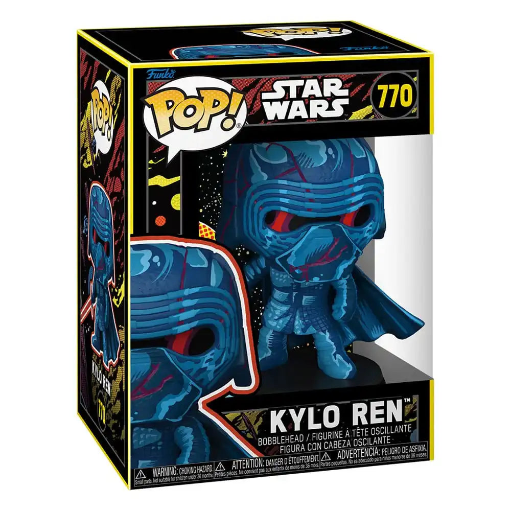 Star Wars POP! Movie Vinyl Figur Kylo Ren(Retro) 9 cm - Smalltinytoystore