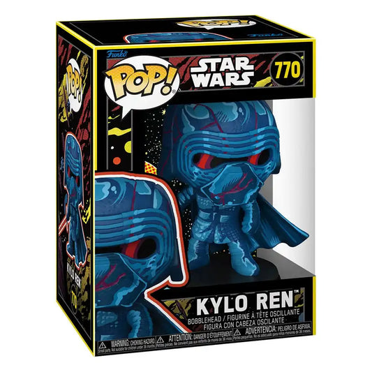Star Wars POP! Movie Vinyl Figur Kylo Ren(Retro) 9 cm - Smalltinytoystore