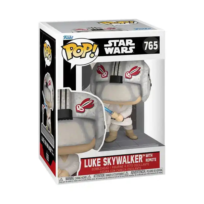 Star Wars POP! Movie Vinyl Figur Luke/Remote 9 cm - Smalltinytoystore