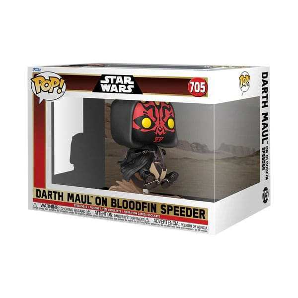 Star Wars POP! Rides Deluxe Vinyl Figur Darth Maul on Bloodfin 9 cm - Smalltinytoystore