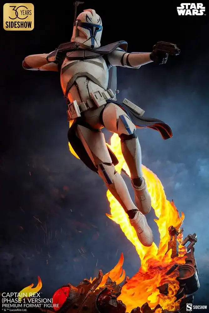 Star Wars Premium Format Figur Captain Rex (Phase 1 Version) Sideshow Exclusive 68 cm - Smalltinytoystore