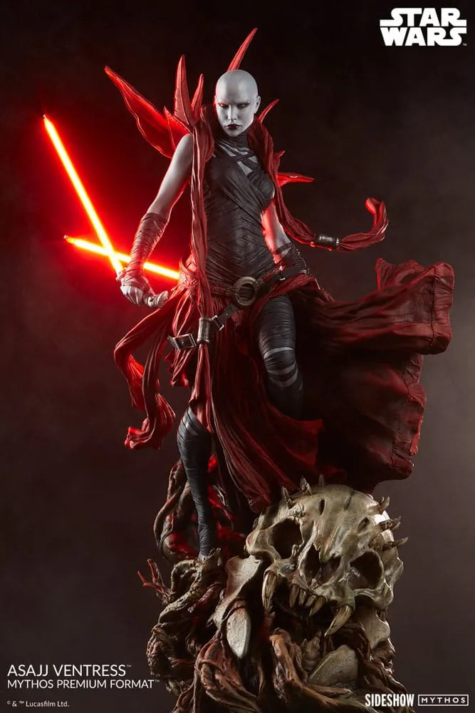 Star Wars Premium Format Statue Asajj Ventress Mythos 69 cm - Smalltinytoystore