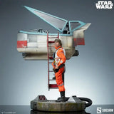 Star Wars Premium Format Statue Luke Skywalker & X-Wing: Red Five, Standing By 76 cm - Smalltinytoystore