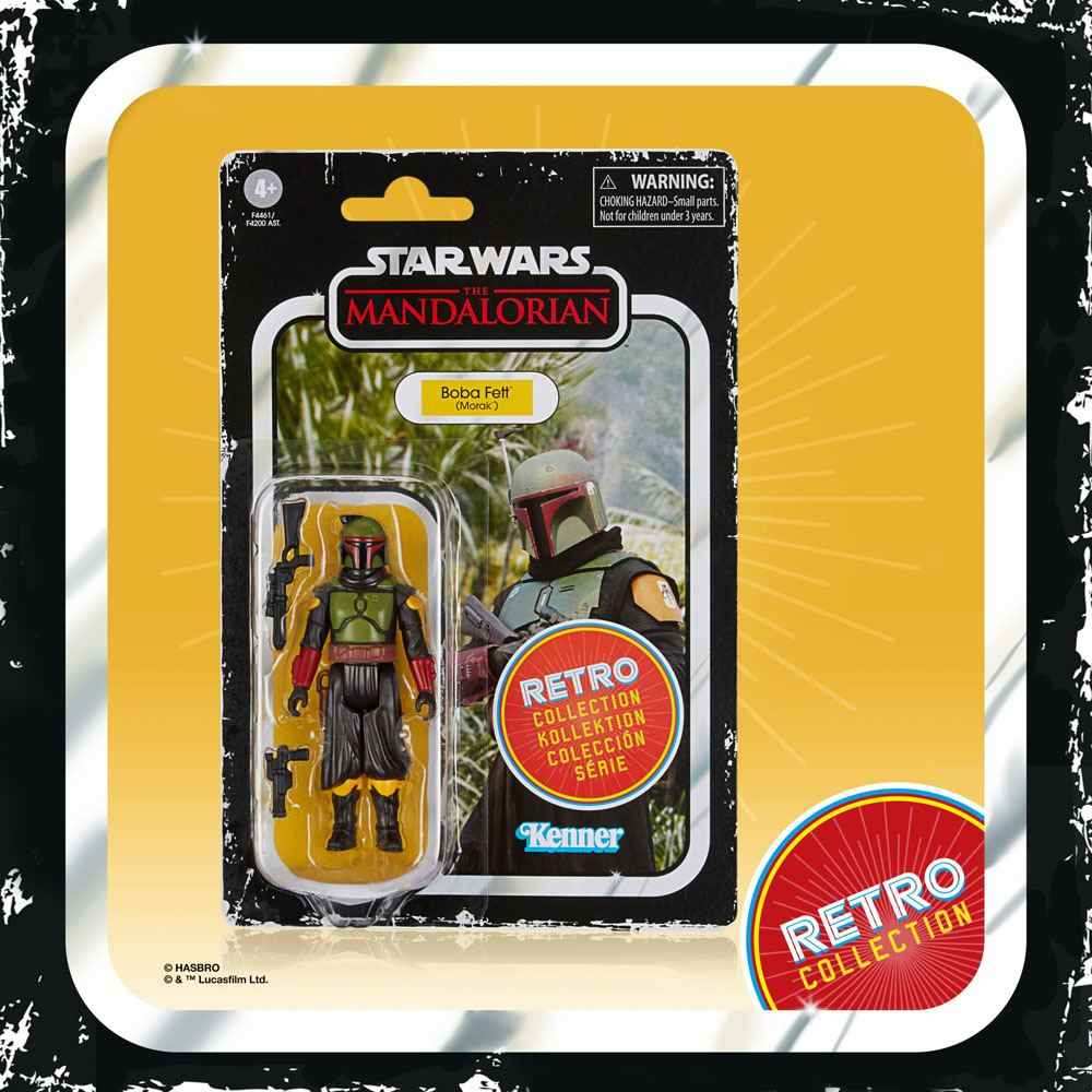 Star Wars Retro Collection The Mandalorian 2022 Boba Fett (Morak) 10 cm - Smalltinytoystore