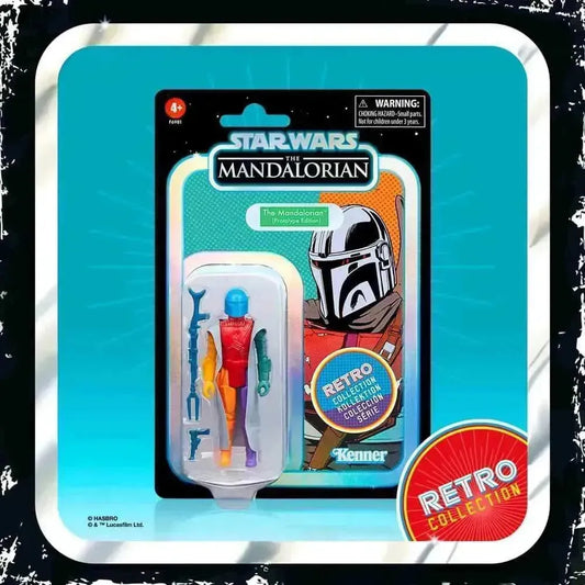 Star Wars Retro Collection The Mandalorian The Mandalorian (Prototype Edition) 10 cm - Smalltinytoystore