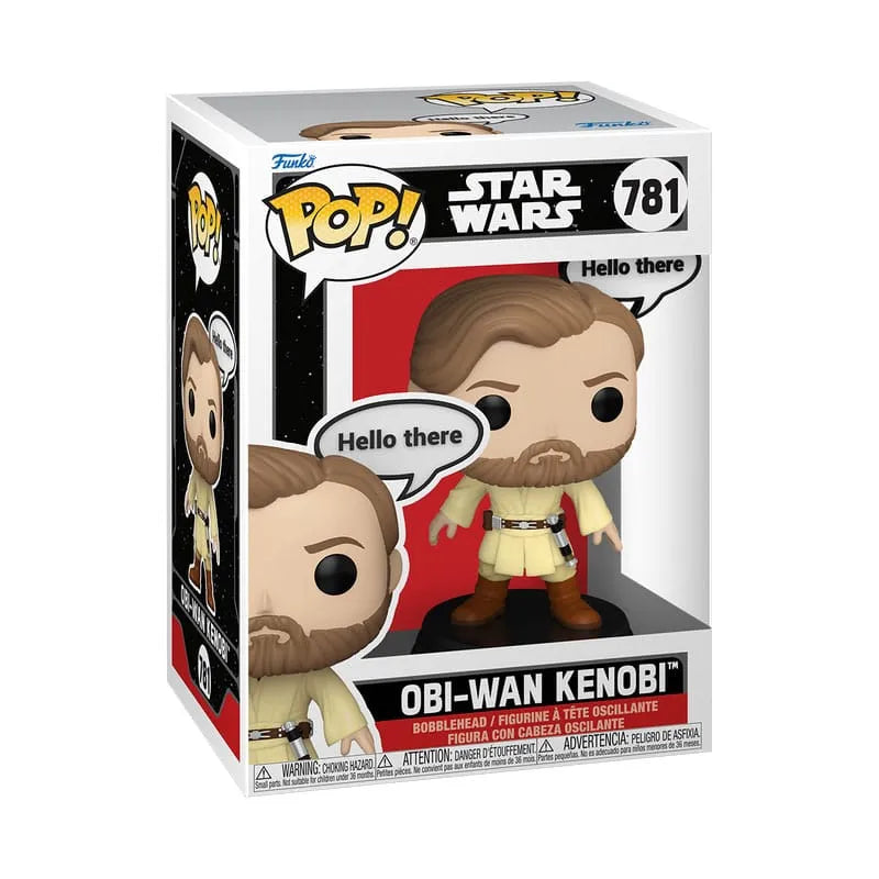 Star Wars: Sayings POP! Plus Movies Vinyl Figur Obi-Wan Kenobi 9 cm - Smalltinytoystore
