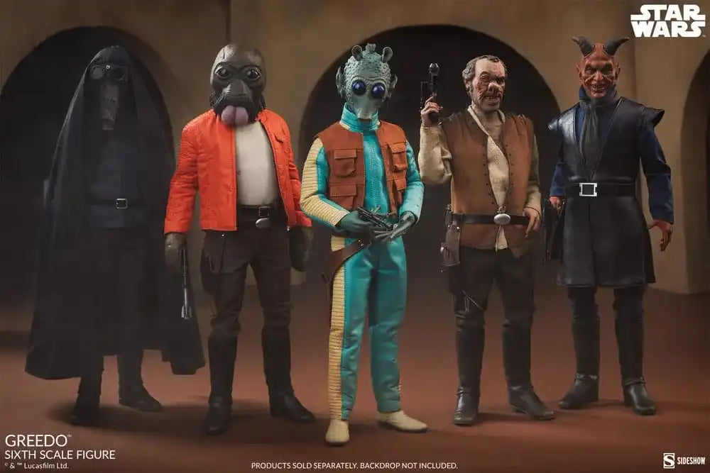 Star Wars Scum & Villainy Actionfigur 1/6 Greedo 30 cm - Smalltinytoystore