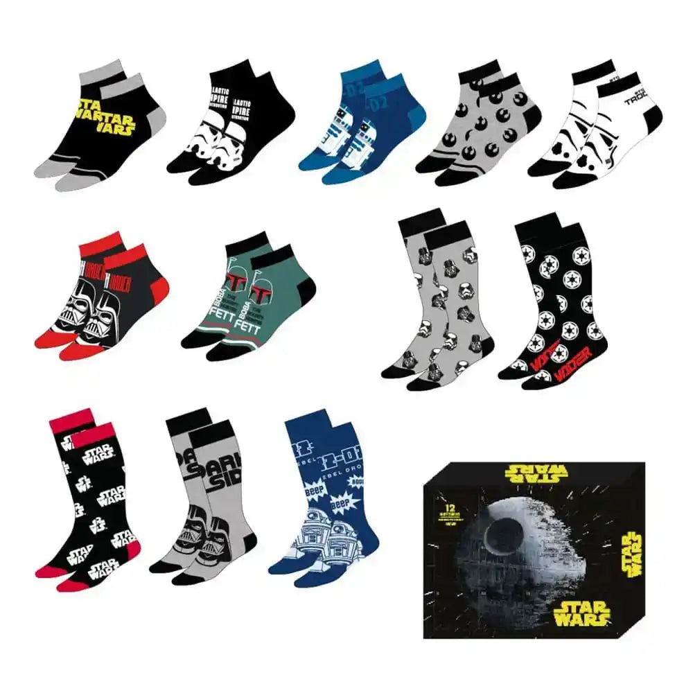 Star Wars Socken 12er-Pack 38-45