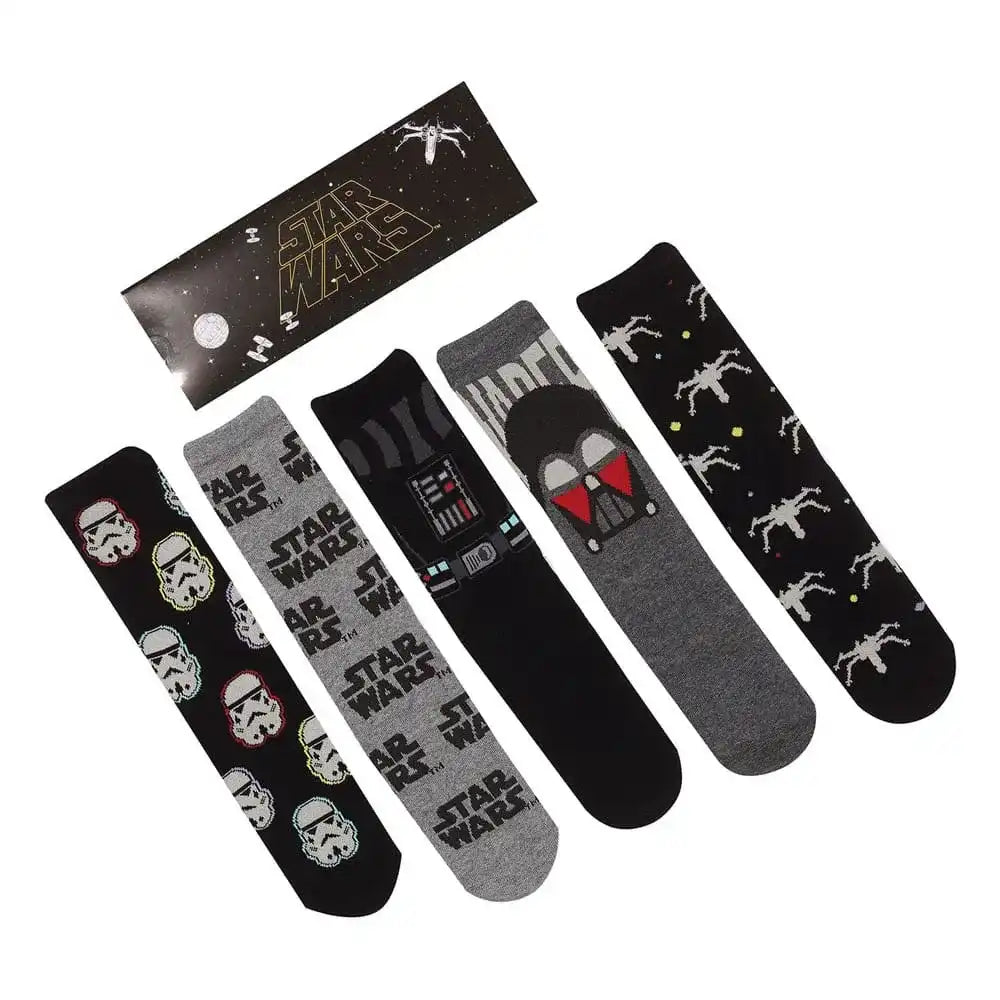 Star Wars Socken 5er-Pack Dark Side S-M - Smalltinytoystore