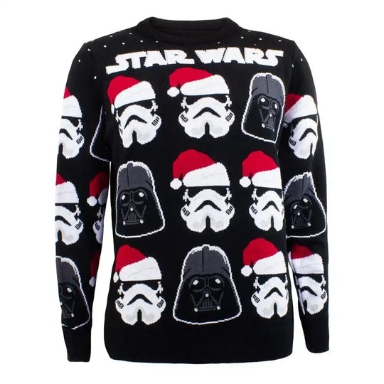 Star Wars Sweatshirt Christmas Jumper Darth Vader / Stormtrooper Größe M - Smalltinytoystore