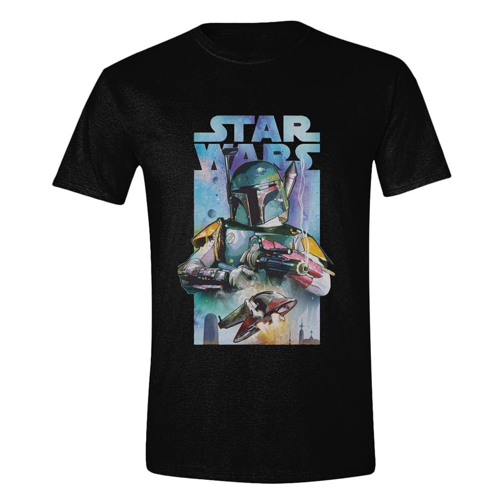 Star Wars T-Shirt Boba Fett Poster Größe L - Smalltinytoystore