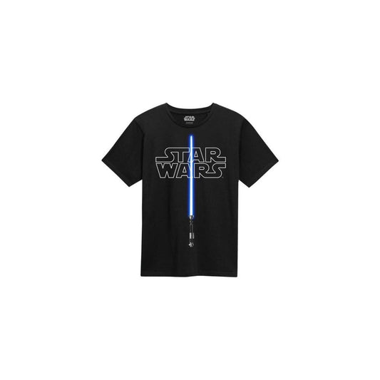 Star Wars T-Shirt Glow In The Dark Lightsaber Größe L - Smalltinytoystore