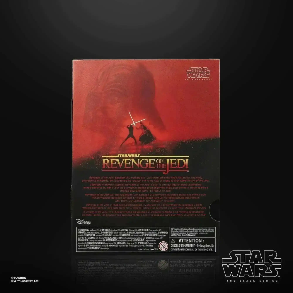 Star Wars The Black Series Revenge of the Jedi Darth Vader Sammlerfigur Verpackung, Smalltinytoystore