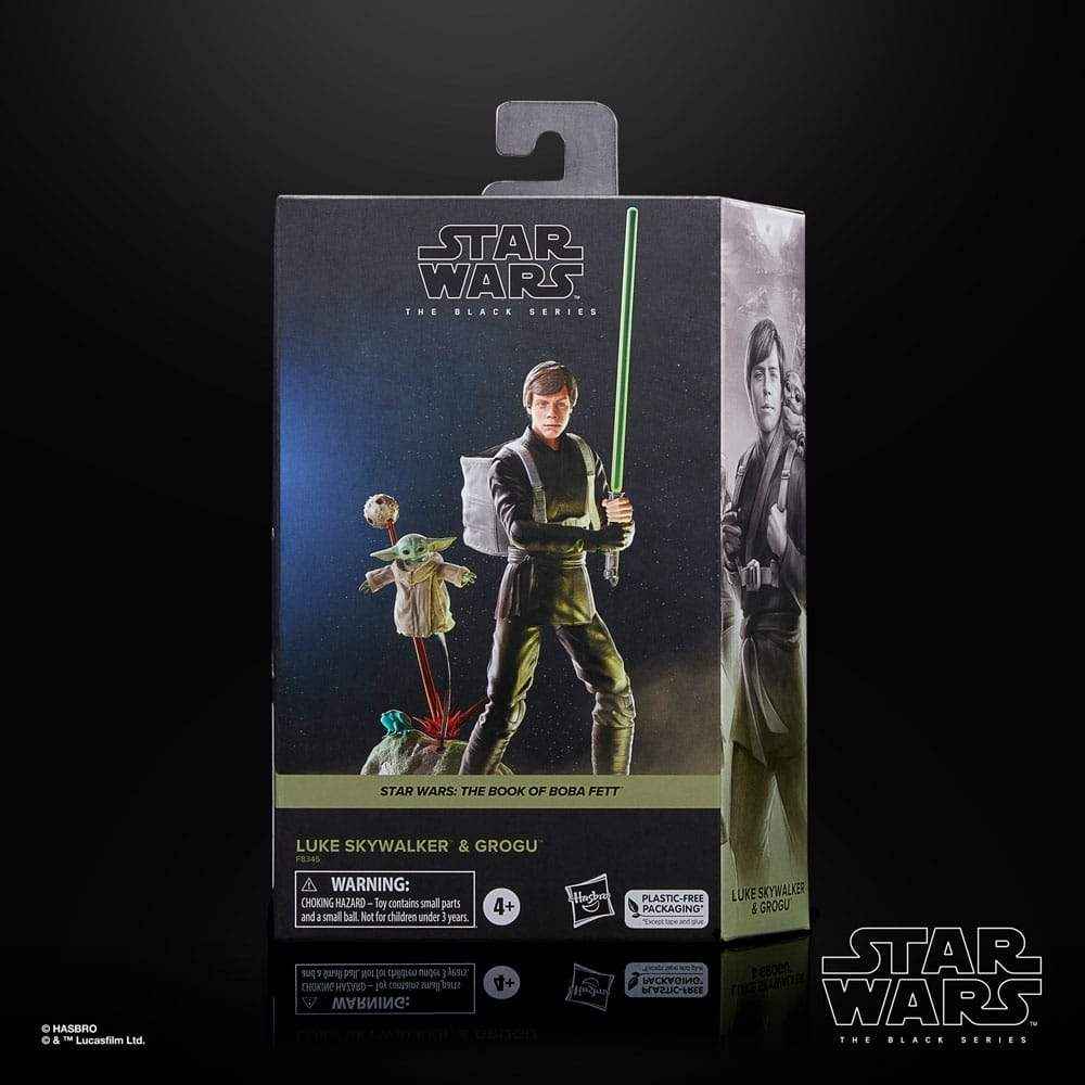 Star Wars The Black Series The Book of Boba Fett Luke Skywalker & Grogu - Smalltinytoystore