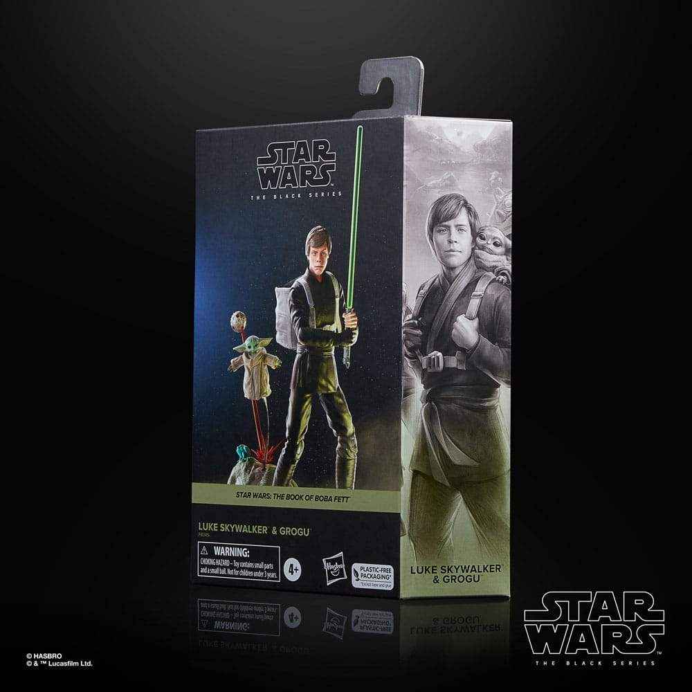 Star Wars The Black Series The Book of Boba Fett Luke Skywalker & Grogu - Smalltinytoystore