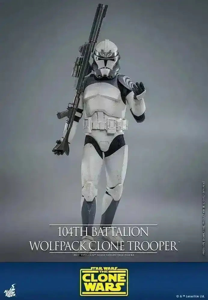 Star Wars The Clone Wars 1/6 104th Battalion Wolfpack Clone Trooper 30 cm HOT TOYS - Smalltinytoystore