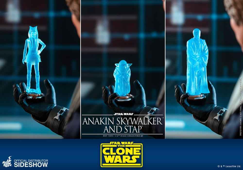 Star Wars The Clone Wars 1/6 Anakin Skywalker & STAP 31 cm - Smalltinytoystore