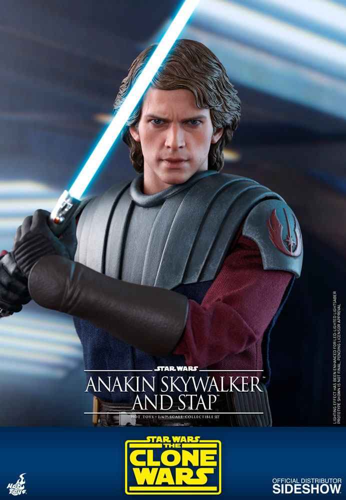 Star Wars The Clone Wars 1/6 Anakin Skywalker & STAP 31 cm - Smalltinytoystore