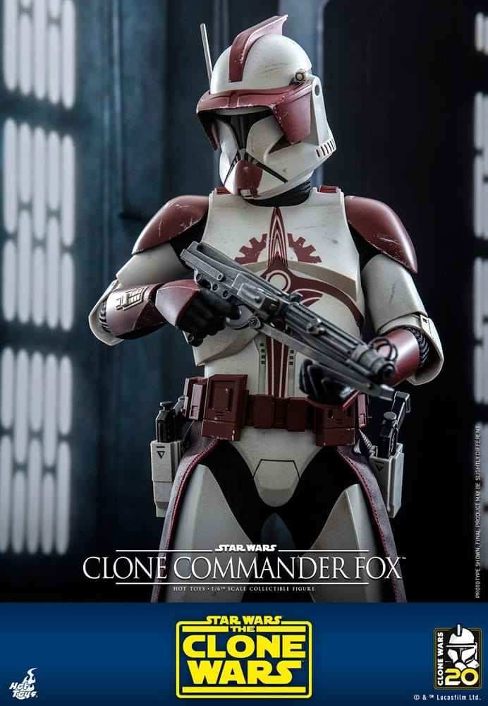 Star Wars The Clone Wars 1/6 Clone Commander Fox 30 cm HOT TOYS - Smalltinytoystore