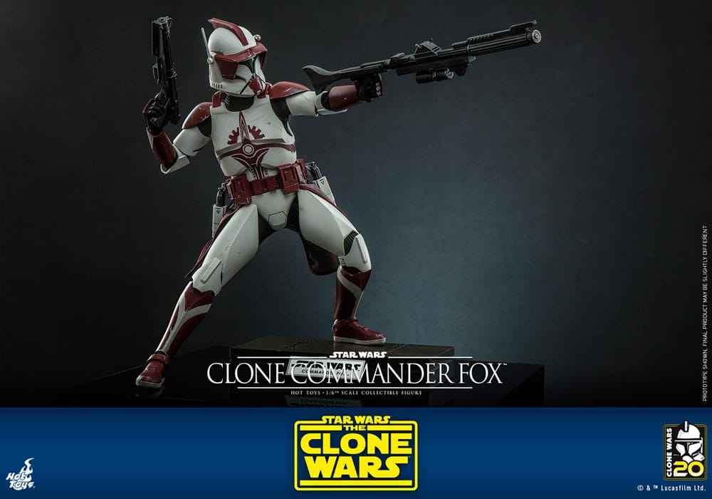 Star Wars The Clone Wars 1/6 Clone Commander Fox 30 cm - Smalltinytoystore